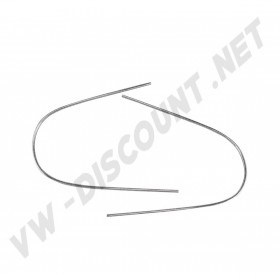Moulure de Lunette Arrière en Aluminium Anodisé Volkswagen Coccinelle Cabriolet 08/62-07/72