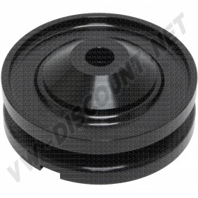 Poulie d'Alternateur et de Dynamo Aluminium Renforcée Noir pour Volkswagen aircooled Moteur Typ1 