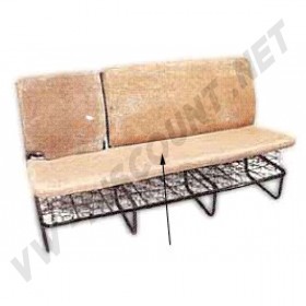 Rembourrage d'assise banquette du milieu pour VW Combi 55-63 (Réf. 211883373)