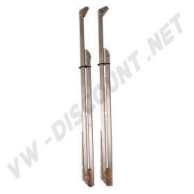 Supports en inox complets avec ressorts pour toit levant Westfalia (8/1967-7/1972) - Paire