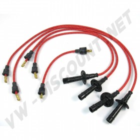 Ensemble de fils d'allumage Pertronix 7mm Rouge pour VW 1200 à 1600cc