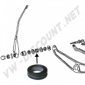 joints embase de bras d'essuie glace 8/69-4/79 ( sauf 1303 ) la paire