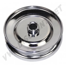 Poulie Chromée pour Alternateur/Dynamo 12 volts, Moteur Volkswagen Type 1, Référence 00-9191-0