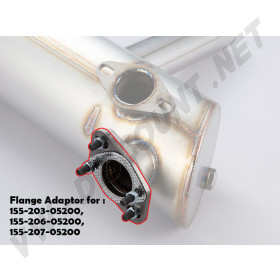 Kit d'Adaptation Flange pour Échappement Vintage Speed, 155-200-FA100