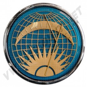 Bouton de klaxon Flat4 avec motif Soleil & Lune pour volants Banjo - Volkswagen