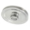 Poulie de Vilebrequin Pleine en Aluminium Poli EMPI avec Graduation Bleue (Référence: 00-8779-B)