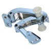 Mécanisme/Loquet Commande d'Ouverture avec Bouton Ivoire pour Glace Pop-Out/Custode Volkswagen Combi 1954-7.1967 (Réf: 221847081D & 221 847 081 D)