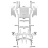 Achetez le kit de châssis (emballé, 210x80x43 cm) pour VW Bus 08/59-07/67, référence DM0890-703-1. Comprend tous les éléments nécessaires pour la restauration ou la réparation du châssis de votre Bus. Qualité Silver Weld Through. Compatibilité : 08/1959-0