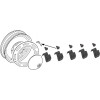 Clips, Rivets, Enjoliveur, Jante 5x205, Métal, Coccinelle, Karmann-Ghia, 181, 111698131, 111 698 131