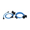 Faisceau de bougies  fils d'allumage en cuivre standard pour Volkswagen Bleue 7mm 111998031Bbbt