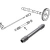 Tube Enveloppe, Moteur 1200 "34cv", Inox Acier Inoxydable, Coccinelle, Karmann-Ghia, Combi, Volkswagen, Aircooled, 1960-1965, 1965 et après, 113109335SS, 113 109 335 SS