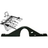Tôle Centrale Support Châssis pour VW 1200, 1300, 1500 - Référence : 113701131