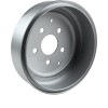Tambour arrière, 252x65mm, Volkswagen Transporter, 08/79, 07/92, perçage 5x112, position arrière, diamètre 252mm, référence produit 251609615, 251-609-615.
