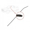 155853705, 155 853 705, Golf I Cabrio, baguette décorative, montant A gauche, couleur noire.