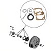 Kit Complet de Joints pour Flasques de Frein et Roulements de Roue Arrière de Qualité Allemande pour Volkswagen à Boîte à Trompettes