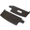 Pare-soleils, Paire, Vinyl, Noir, Miroir, Volkswagen, Coccinelle, Berline, Cabriolet, 08/67, 08/72, 211033211, 21 1033 211.