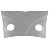 Panneau Avant Complet Sans Cadre Inférieur De Pare-Brise (Sans Emplacements Pour Clignotants) Pour Bus 04/55-06/59 - Silver Weld Through211805035A 211 805 035 A
