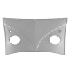 Panneau Avant Complet Sans Cadre Inférieur De Pare-Brise (Avec Découpes Pour Clignotants) Pour Bus 59-63 - Silver Weld Through 211805035B 211 805 035 B 