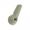 Poignée intérieure, plastique beige argent, Volkswagen Combi, Kombi Brésil, 08/66-07/67, fixation par vis, 211837225IKT.