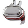 verrou vitre coulissante droit, Combi Split T1, Kombi Brésil, pièce de rechange, réparation VW, réf. 211837822A, chrome