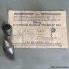 Cache gris, attache rétroviseur, Volkswagen Combi, -07/67, accessoire vintage, années 60, réf. 211857545C