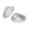 Plaques de Montage des Clignotants Pour VW T2 Split 1955-1963 - Silver Weld Through ref  211953163
