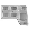 Porte Avant Gauche T2 VW Type-2 Bus (Split Screen) 12/63-07/67 Silver Line Weld Through - Référence: 214831051D