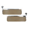 Pare-soleil, Deluxe, Aluminium, Poli, Volkswagen, Combi, Kombi, Brésil, Fixation, 3 Vis, Chromé, Marron, 22185755B, 221 857 55 B