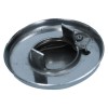 Couvre serrure, tosette, métal chromé, Volkswagen Combi, 03/55-07/65, protection mécanisme d'ouverture, 261827575.