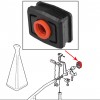 Silentbloc Accoupleur, Bague de Support Arrière pour Tige de Sélection du Levier de Vitesse, Transporter T4 701711259B 701 711 259B