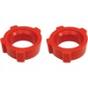 Ensemble de 2 silentblocs en uréthane crénelé pour lame de torsion Volkswagen (16-5132, 16 513 2). Idéal pour Type 1 Bug, Karmann Ghia et Type 3.
