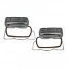 Cache Culbuteurs en Aluminium "Billet" (Paire avec Clips Chromés et Joints) AC101440