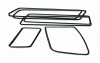 Kit 6 joints de vitre Deluxe T25 85->92 255898121BSET Sur www.vw-discount.net