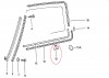 Clip Lèche Vitre VW Golf 1, 171837485G, 171 837 485 G
