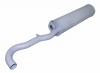 Silencieux Transporter T25, Échappement VW 070251053C, Silencieux CT CZ VW, Pièce Échappement T25, Réf 070251053C, 070 251 053 C.