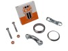 Kit d'installation pour embout d'échappement ou échangeur de chaleur et silencieux, Top Qualité, Made in Germany, Marque CSP - Réf. 111298051CSP