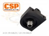 support-filtre-huile-m18x15-3/8npt-cnc-billet-anodise-noir-gauche