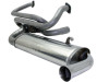 Échappement CSP T-Bird Inox avec Chauffage et Préchauffage pour Karmann Ghia Type-14