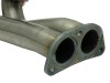 Tubes, Type-4, Bus T25, 42mm, 1980-83, culasse, exchangers, acier inoxydable, 257254042E, 257.254.042.E.
