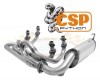 Échappement Python CSP 48mm Inox pour VW Combi et Type 4