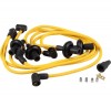 Ensemble de câbles d'allumage 90º Megavolt en jaune, silicone 8mm, adapté aux Cox & Combi avec moteur Type 1