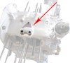 Bloc de suppression de radiateur d'huile en aluminium poli show chrome pour Volkswagen