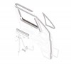 Lèche vitre extérieur gauche ou intérieur droit  251837703 Sur www.vw-discount.net