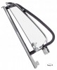 241837602 Déflecteur complet droit avec cadre en inox Combi de 8.1967 -> 7.1979