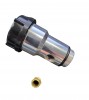 Remplissage d'Huile, Ventilé, Aluminium, Moteurs VW, Refroidis par Air, AC115540, Bouchon Plastique Noir, Cox, Karmann, Combi