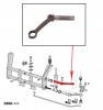 Bras de Torsion Supérieur Gauche sans Rotule Reconditionné : Coccinelle 1966-1979, Karmann Ghia 1966-1974, Coccinelle Cabrio 1966-1970